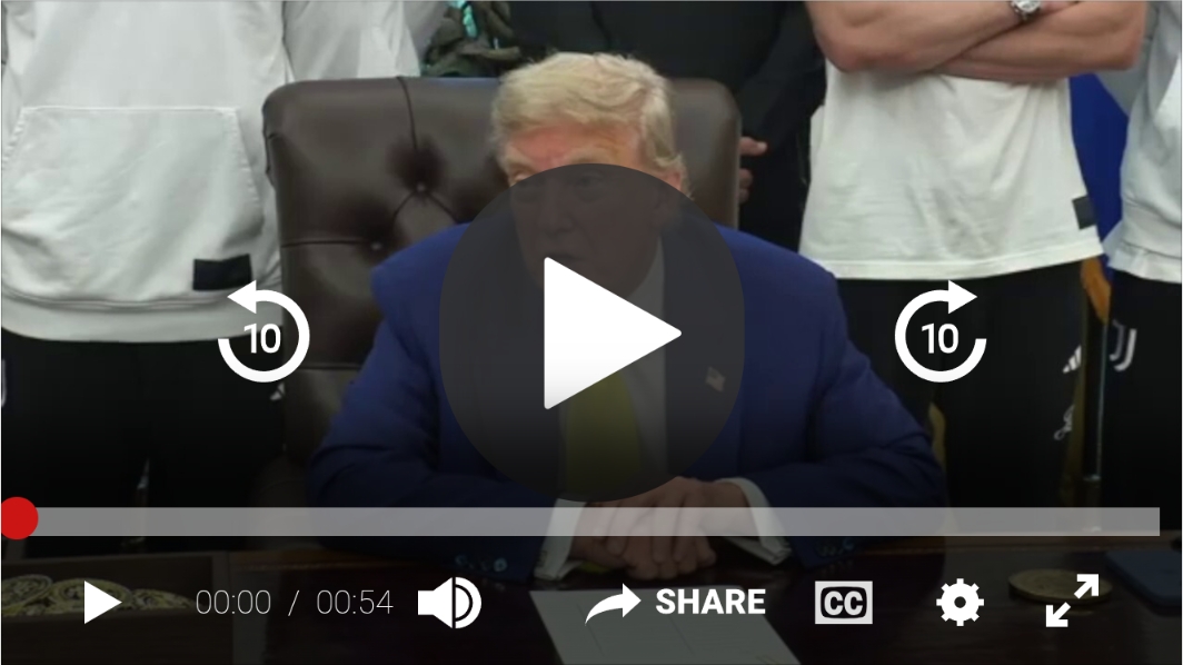 Trump confronts Juventus soccer team about ‘men playing in women’s sports’ at White House See more…